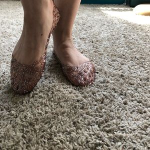 Jelly flats Never been worn